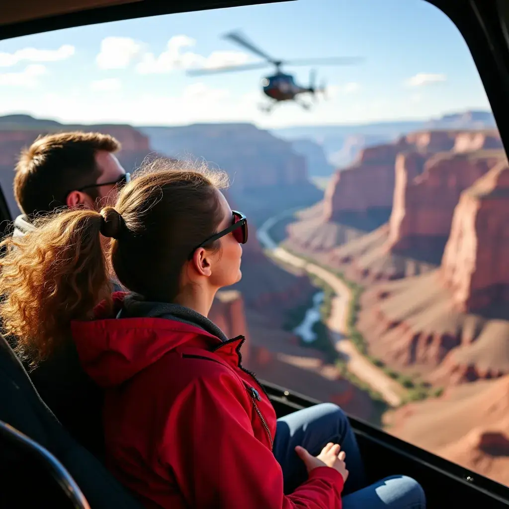 Человек с рюкзаком, идущий по тропе вдоль края каньона.